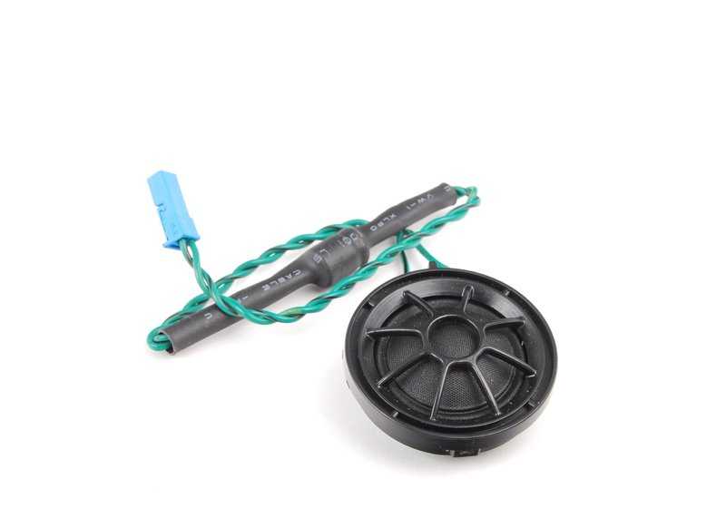 Altavoz agudo sistema HiFi OEM 65139175695 para BMW Serie 5 F10 (modelos 518d, 520d) con sistema de sonido HiFi. Compatible con versiones manual y automático. Original BMW.