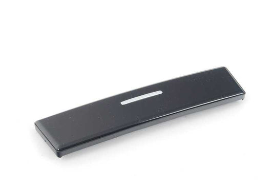 Tapa cenicero OEM 51456988991 para BMW Serie 5 {E60, E60N, E61N}. Color negro. Pieza original BMW.