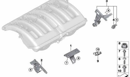 Torxschraube mit Waschmaschine OEM 11611440385 für BMW E46, E39, E60, E61, E38, E65, E66, E83, E53, E85. Original BMW.