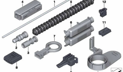 Conector de fibra óptica OEM 61136905233 para BMW E87, F20, F21, F52, F22, F23, F45, F46, F87, E90, E91, E92, E93, F30, F31, F34, F35, G20, G21, G28, G80, G81, F32, F33, F36, G22, G23, G82, G83, E60, E61, F07, F10, F11, F18, F90, G30, G31, G38, G60,