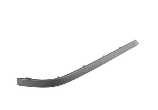 Moldura parachoques trasero izquierdo OEM 51128184507 para BMW E39. Original BMW.