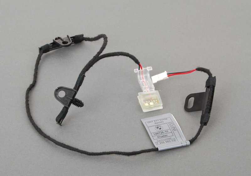 Iluminación de tirador de puerta delantero derecho OEM 63177209882 para BMW E71, E72. Original BMW.