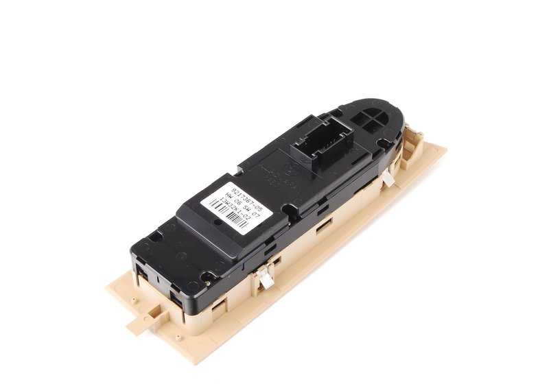 Módulo interruptor elevalunas lado conductor OEM 61319217367 para BMW E93. Original BMW.