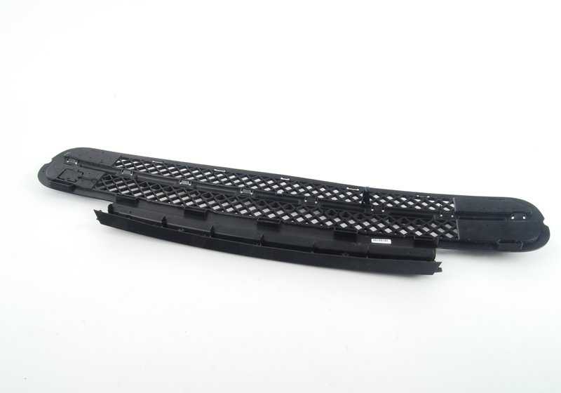 Rejilla delantera parachoques OEM 51117127933 para MINI R50, R52, R53 (años 2000-2006). Original MINI.