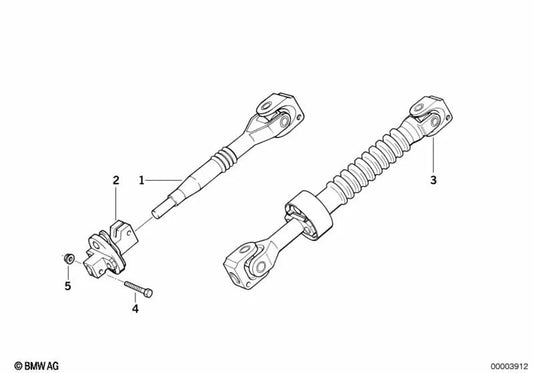 Lenkspindel inferior para BMW 3 E36 Series (OEM 32306756055). BMW original