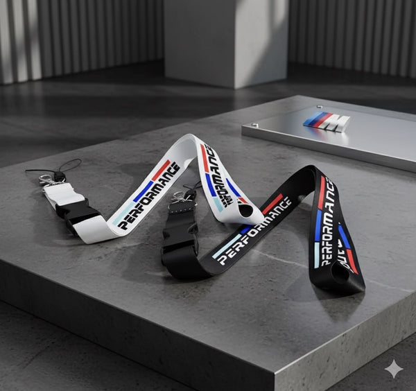 Lanyard ///M Performance BMW – Blanco o Negro