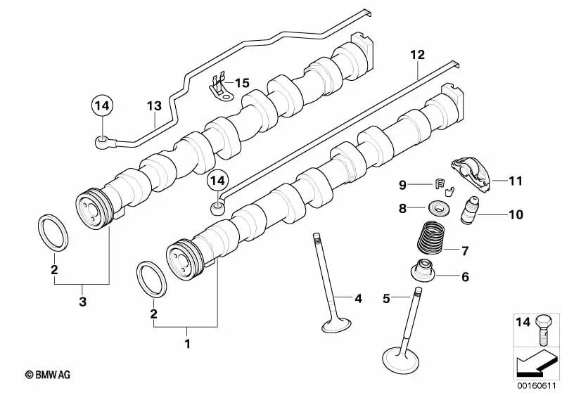 Walzenrolle für BMW E81, E82, E87N, E88, E90, E90N, E91, E91N, E92, E92N, E93, E93N, E60N, E61N (OEM 11337542421). Original BMW