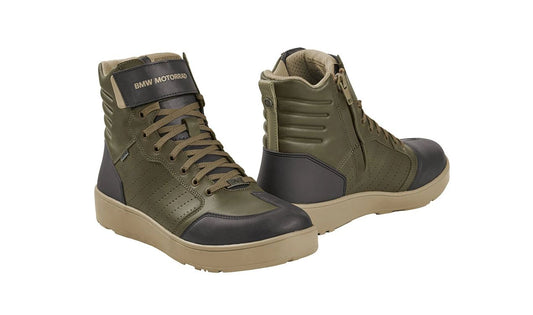Zapatillas Seúl GORE-TEX verde talla 44 OEM 76225B3D765 para BMW Motorrad. Original BMW Motorrad.