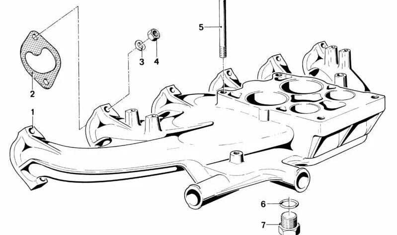 Interruptor de temperatura OEM 61311364437 para BMW E21, E12, E24, E23. Original BMW.
