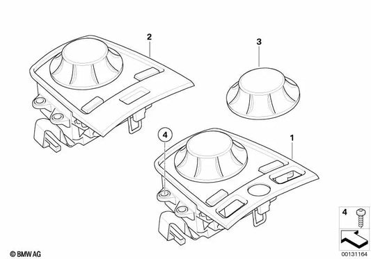 Controller posteriore per BMW E65, E66 (OEM 65826980058). BMW originale.