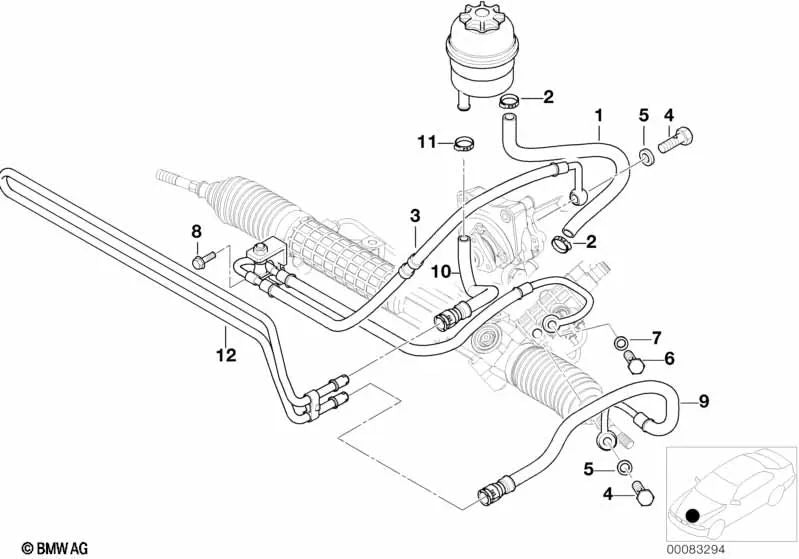Serpentín refrigerante OEM 17102282339 para BMW E46 M3. Original BMW.