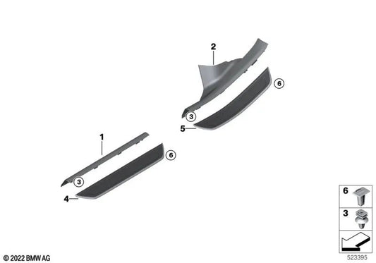 Vordere Inneneingangsform für BMW G30, G30N, G31, G31N, G38 (OEM 51477431233). Original BMW.