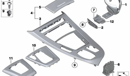Blende for BMW Z4 E89 (OEM 51169181371). Genuine BMW