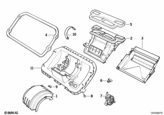 Spannband für BMW 3 E36 -Serie (OEM 64111393253). Original BMW