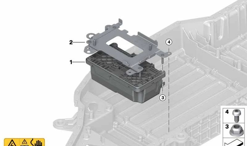 Soporte S-Box/SME OEM 61278689246 para BMW G05 xDrive45e (todos los modelos compatibles). Pieza original BMW.