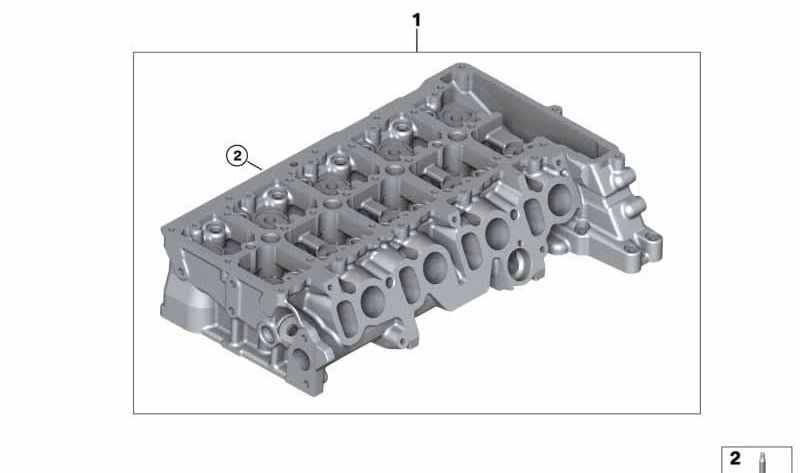 Culata de motor OEM 11127810196 para BMW E81, E82, E87, E88, E90, E91, E92, E93, E60, E61, E84, E83. Compatible con motores diésel N47. Recambio original BMW.