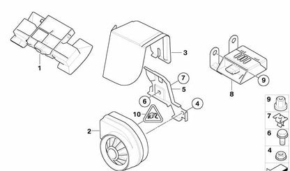 Módulo de ultrasonidos OEM 65753403208 para BMW X3 E83. Original BMW.