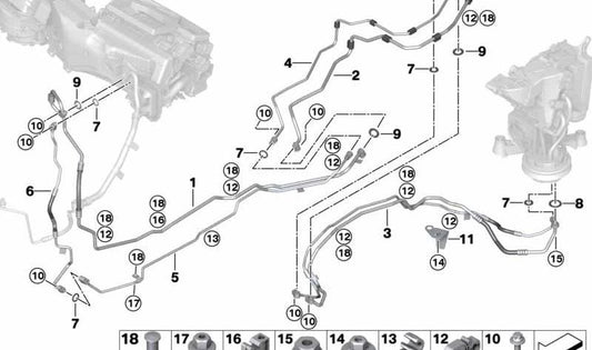 OEM -Klimaanlage 64536813593 für BMW X7 G07 (XDRIVE30D, XDRIVE40I, XDRIVE50I, M50D, M50I). Original BMW.