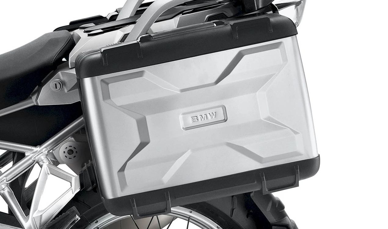 Maletín Vario derecho OEM 77418567204 para motos BMW R1200 GS, R1250 GS, R1200 GS Adv., R1250 GS Adv. Original BMW Motorrad.