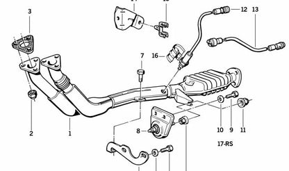 Sonda lambda OEM 11781716156 para BMW E30, E28, E24, E23. Compatible con motores M20. Sensor original BMW para controlar emisiones y consumo. Longitud del cable: 1790 mm.