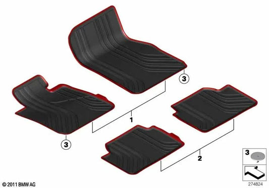 CAROMBRILLAS ALLE Tontesteit für BMW F32, F33, F36, F82, F83 (OEM 51472285311). Original BMW.