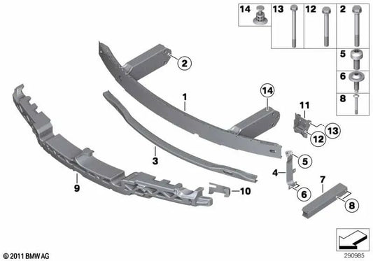 Oberer Puffer für BMW 6 F06 -Serie, F12, F13 (OEM 51117211488). Original BMW