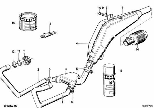 Spray de Pintura Negro Resistente al Calor para varios modelos/series de BMW (OEM 51911907970). Original BMW