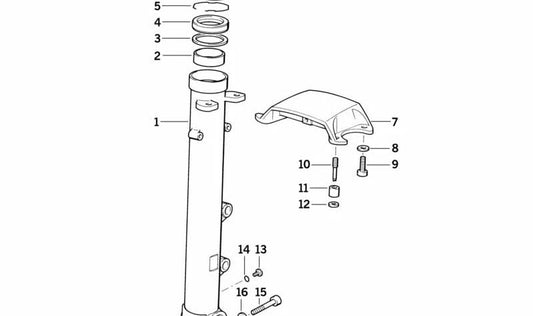 Tornillo de cierre M6x6 OEM 31422312842 para BMW {E46,E81,E82,E87,E88,E90,E91,E92,E93,F20,F21,F30,F31,F32,F33,F34,F36,F80,F82,G20,G21,G30,G31,X1,X3,X4,X5,X6,Z4}. Original BMW.