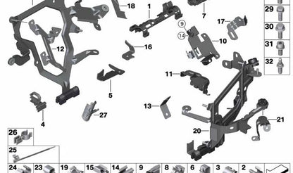 Lambda OEM 12517575196 probe support for BMW F07, F10, F11, F06, F12, F13, F01, F02, E70, E71. Original BMW.