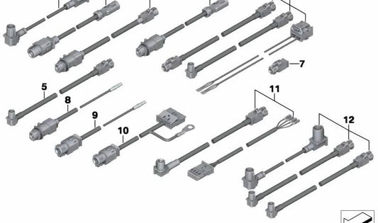 HSD - BMW Driver 5 F07, F10, F11, F18 Série 6 F06, F13, F13 Série 7 F01, F02, F04 (OEM 61119286919). BMW original.