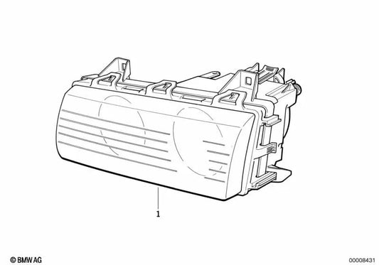 Farol direito para BMW Série 3 E36 (OEM 63128363080). BMW originais.