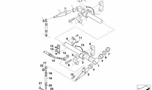 Distanciador para BMW (OEM 33552485951). Original BMW