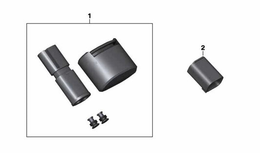 Tapa ciega OEM 61138367135 para BMW (Modelos compatibles: E36, E38, E39, E46, Z3). Original BMW