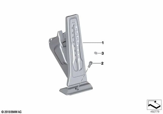 Beschleunigerpedalmodul für BMW 1 F40 -Serie, Serie 2 F44, Serie 4 G22, G23, G82, G83, 5 F90, G30, G31, G38, G60, Serie 6 G32, Serie 7 G11, G12, G70, Serie 8 F91 , G14, G15, G16, X1 U11, X2 F39, X3 G08, Z4 G29 (OEM 35406889824). Original BMW