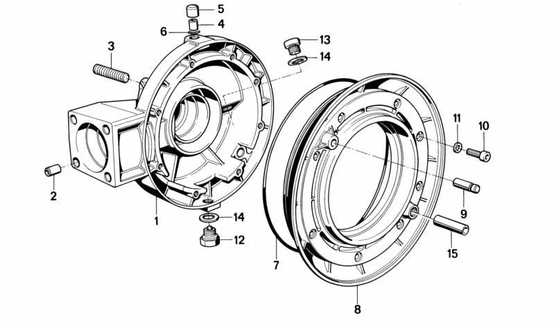 Tubo de transmisión OEM 33111451169 para BMW Motorrad R 1100 GS, R 1150 GS, R 850 R, R 1100 R, R 1150 R, R 850 RT, R 1100 RT, R 1150 RT, R 1100 S. Original BMW Motorrad.