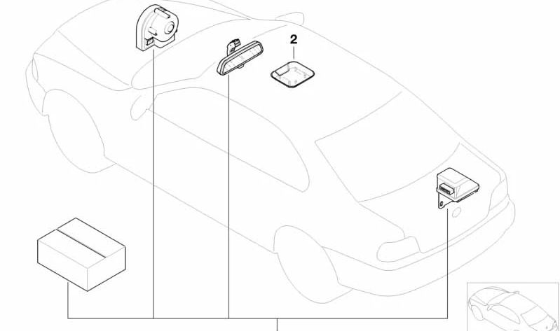 Tapa interior sensor ultrasonido OEM 51448249972 para BMW E39 {520d, 520i} compatible con versiones desde 1996 hasta 2003. Color beige arena. Repuesto original BMW.