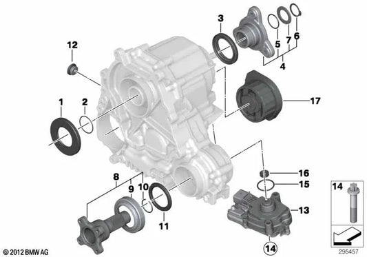 Anel de retenção para BMW F20, F21, F22, F23, F30, F31, F34, F35, F32, F33, F36, F07, F10, F11, F18N, F06, F12, F13, F01N, F02N, E84 (OEM 27107625117). BMW originais.