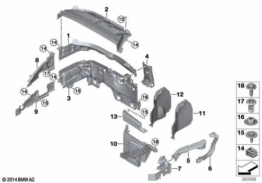 Batbook pour la série BMW 2 F45, F46 (OEM 51717290711). BMW d'origine