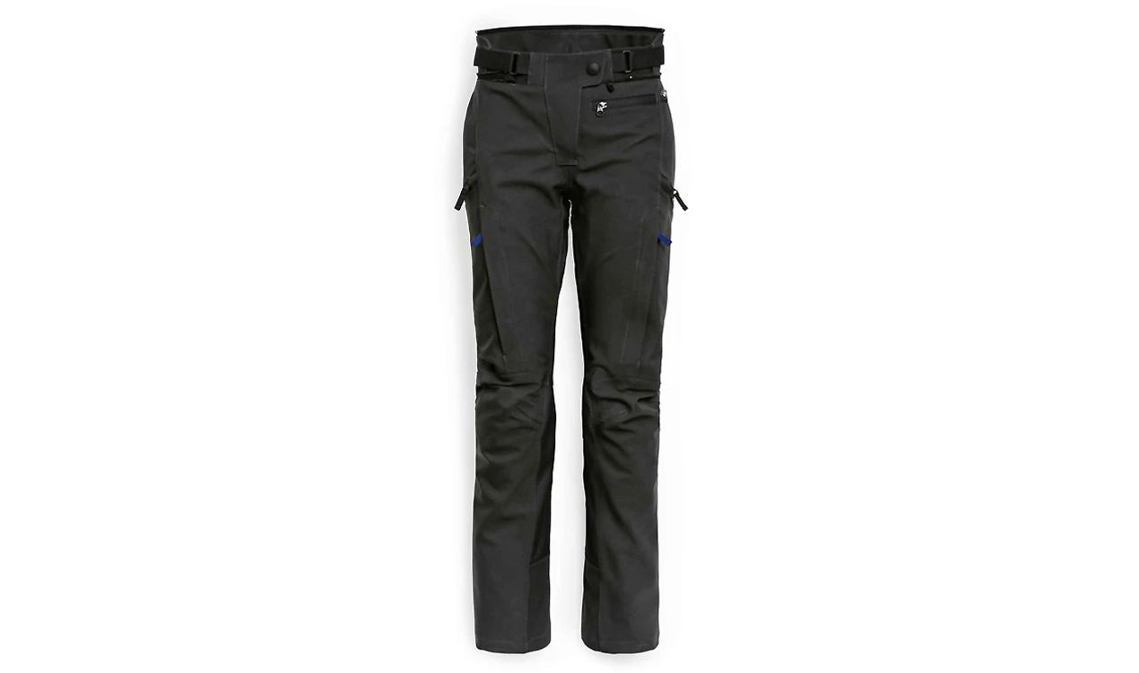Calça feminina PaceGuard tamanho 46 cinza escuro OEM 76137922908 para turismo e enduro. Originais BMW Motorrad.