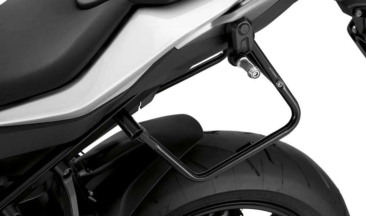 Porta maletas izquierdo OEM 46548548739 para BMW Motorrad S 1000 XR (2015-2019). Original BMW Motorrad.