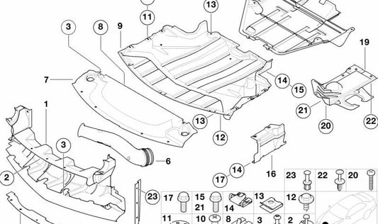 Junta de sellado derecha OEM 17102229192 para BMW Z8 E52. Original BMW.