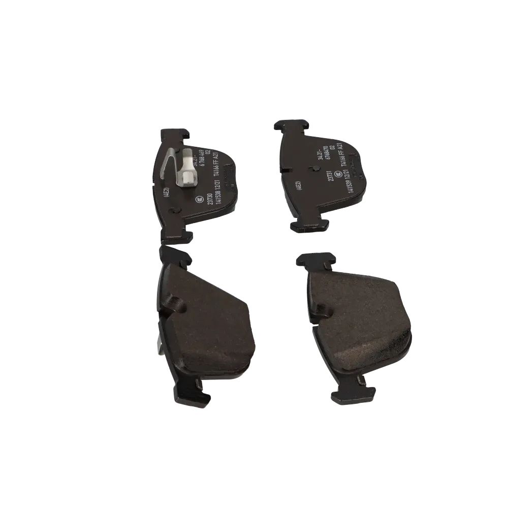 Reparo de pílulas de freio sem amianto para BMW E60, E61, E63, E64, E65, E66, E70, F15, E71, E72, F16 (OEM 34216768471). BMW original.