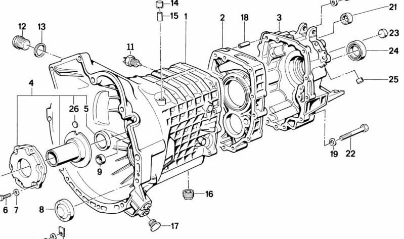 Válvula de ventilación OEM 23131224084 para BMW E21, E30, E28, E34, E24, E23, E31, Z1. Pieza original BMW.