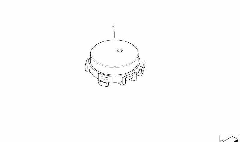 Sensor de lluvia, luz y sol OEM 61359214978 para BMW X6 E71 {xDrive30d, xDrive35d, xDrive35i, X6 M Competition}. Original BMW.