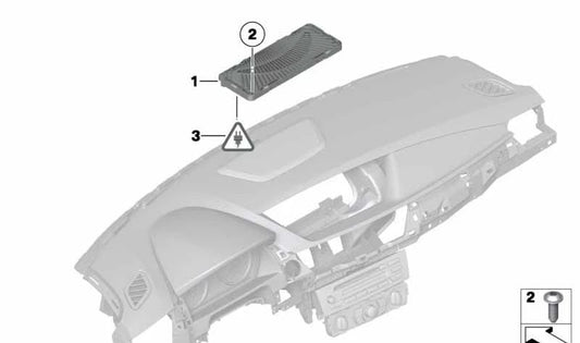 Altavoz de agudos/medios OEM 65139143154 para BMW E91, E90, E84. Original BMW.