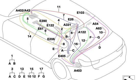 Wireless Charging Support Rep. Module for BMW 3 Series G20, G28, G80 (OEM 61118718718). Original BMW.