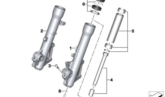 Conjunto de junta OEM 31427924089 para BMW Motorrad C600 Sport (C650 Sport) K07, motor I4A. Original BMW Motorrad.