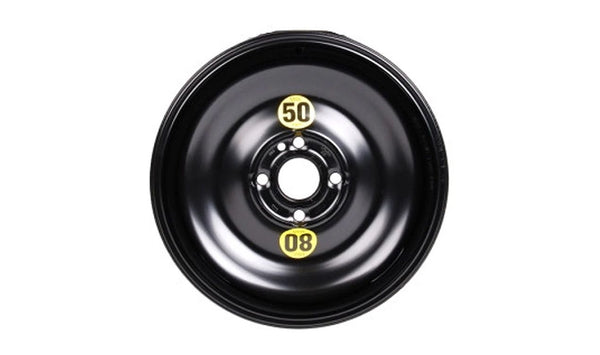 Rueda de repuesto de emergencia tipo galleta (llanta acero) OEM 36116782978 para MINI R55, R56, R58, R59. Original MINI y BMW.