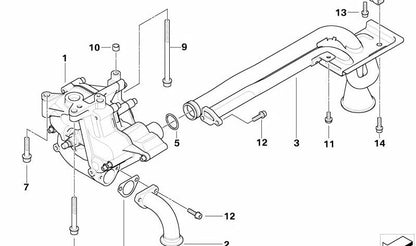 Junta para BMW E60, E61N, E63, E64 (OEM 11417834270). Original BMW