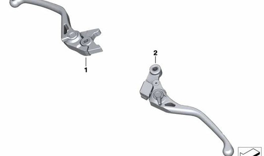 Adjustable clutch lever for BMW Motorrad F K83, K84 (OEM 77227108208). Original BMW